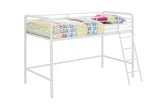 Dorel Home Single Midsleeper Bunk Bed in White