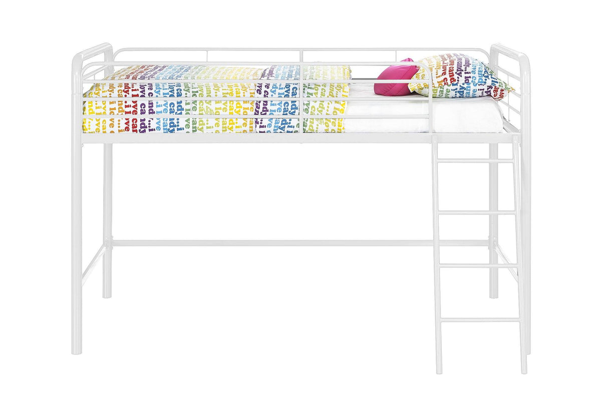 Dorel Home Single Midsleeper Bunk Bed in White