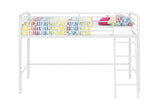 Dorel Home Single Midsleeper Bunk Bed in White