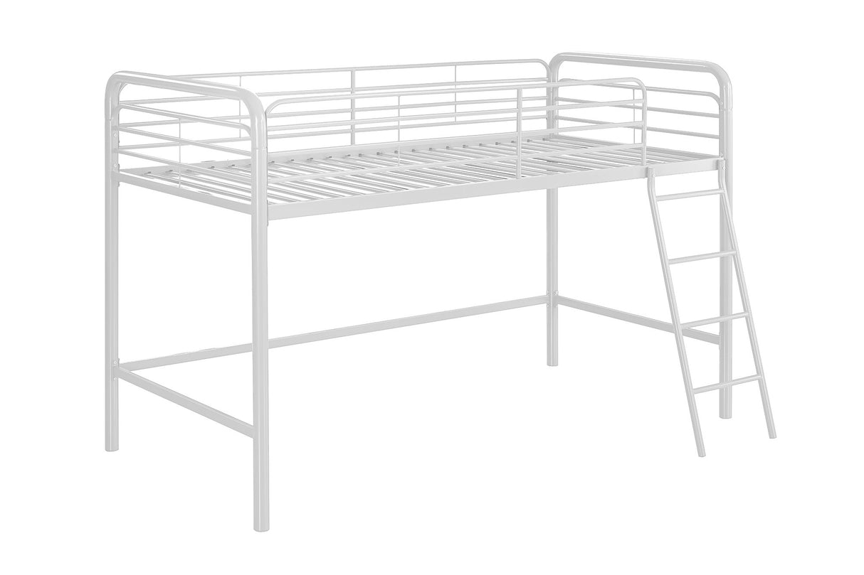 Dorel Home Single Midsleeper Bunk Bed in White
