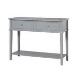Dorel Home Franklin Range Console Table in Grey