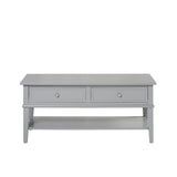 Dorel Home Franklin Range Coffee Table in Grey
