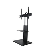 TTAP FS2-BLK TV Stand with Height Adjustable Swivel Bracket for up to 65" TVs