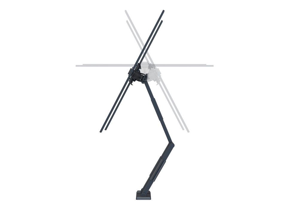 Multibrackets M VESA Flexarm Black Ultra Thin TV Wall Bracket