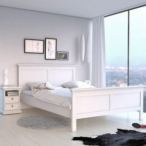 Furniture To Go Paris Bedside Cabinet in White (701703024949)