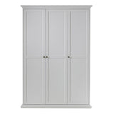 Furniture To Go Paris 3 Door Wardrobe in White (7017535349)