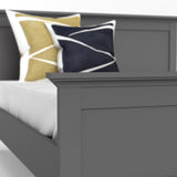 Furniture To Go Paris Double Bed in Matt Grey (70177802IG)