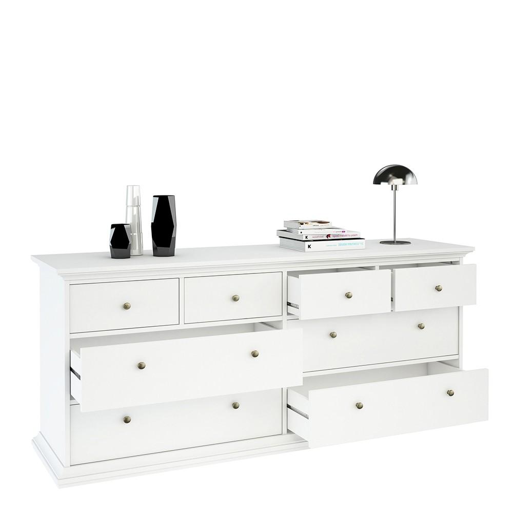 Furniture To Go Paris 8-Drawer Chest in White (701767194949)
