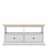 Furniture To Go Paris TV Stand in Oak and White (7017781249AK)