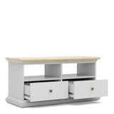 Furniture To Go Paris TV Stand in Oak and White (7017781249AK)