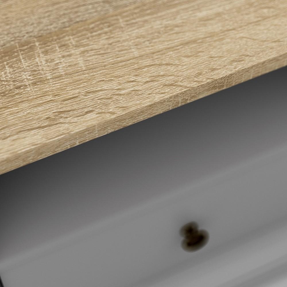 Furniture To Go Paris TV Stand in Oak and White (7017781249AK)