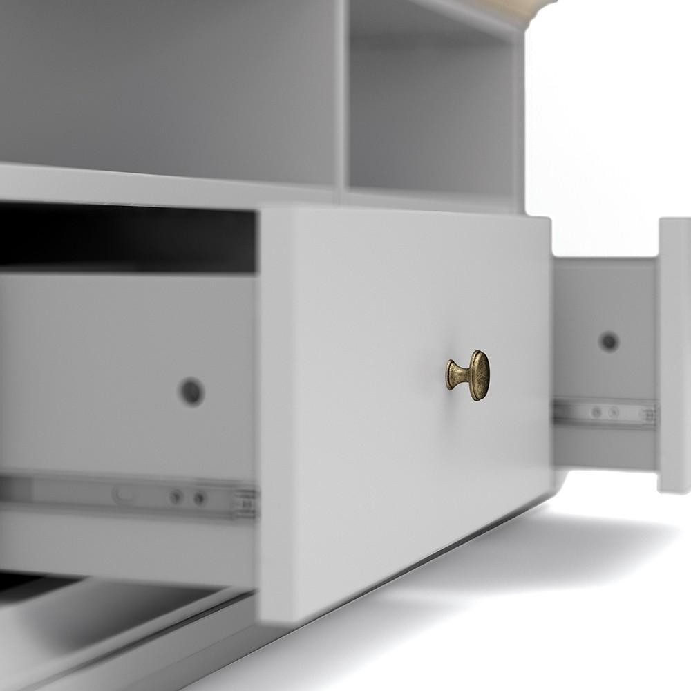 Furniture To Go Paris TV Stand in Oak and White (7017781249AK)