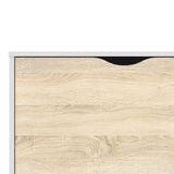 Furniture To Go Oslo TV Stand in White and Oak (7047538349AK)