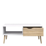 Furniture To Go Oslo Coffee Table in White and Oak (7047538449AK)