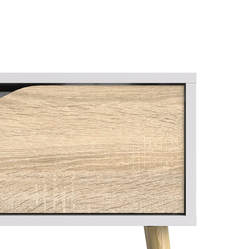 Furniture To Go Oslo Coffee Table in White and Oak (7047538449AK)