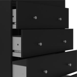 Furniture To Go May 5-Drawer Chest in Black (708703298686)