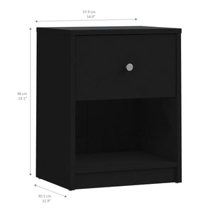Furniture To Go May Bedside Cabinet in Black (7087033186)