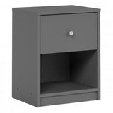 Furniture To Go May Bedside Cabinet in Grey (70870331CN)