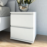 Furniture To Go Nova Bedside Cabinet in White (7097109249)