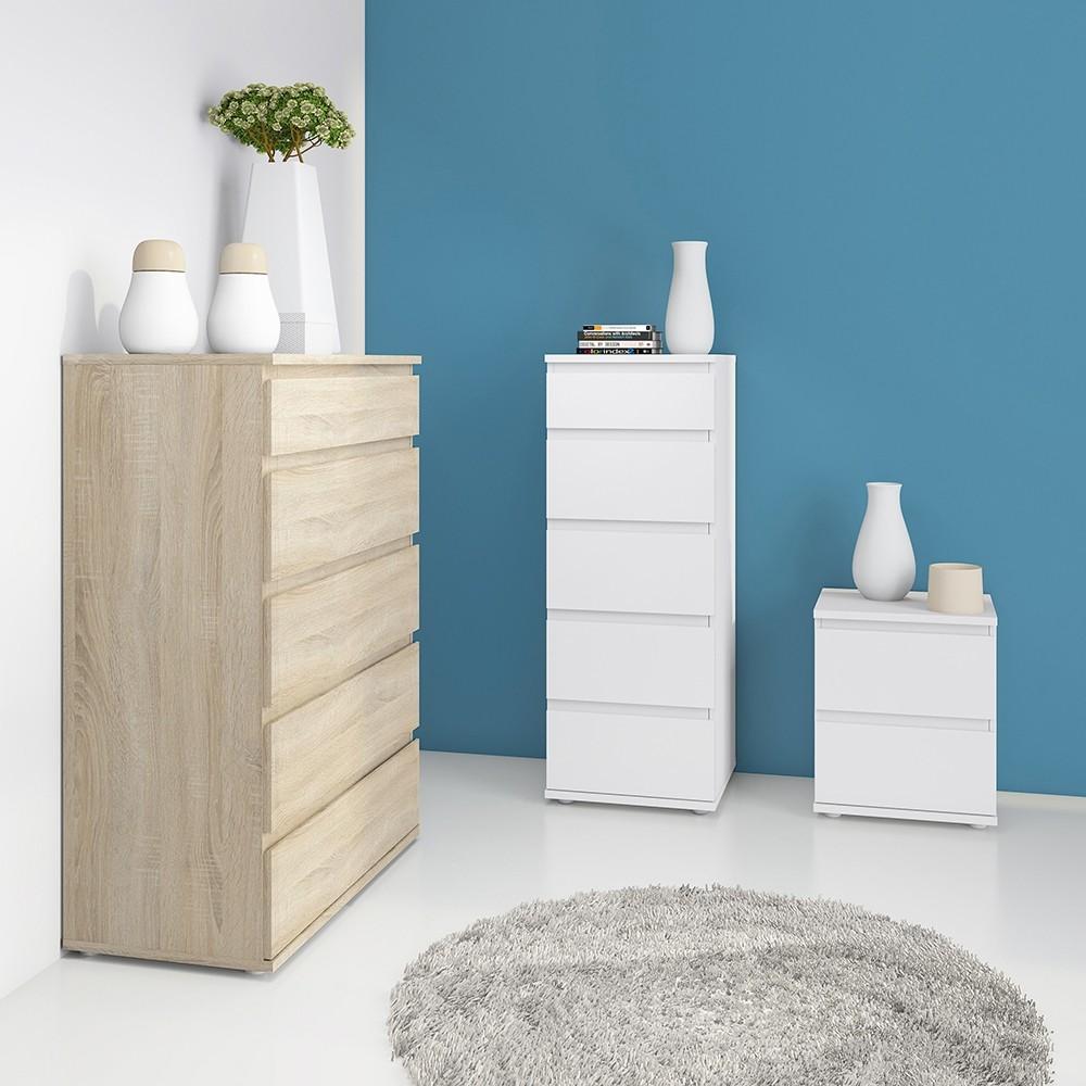 Furniture To Go Nova 5 Drawer Chest in Oak (70971200AK)