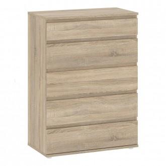 Furniture To Go Nova 5 Drawer Chest in Oak (70971200AK)