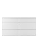 Furniture To Go Nova 6 Drawer Chest (3+3) in White (709712524949)
