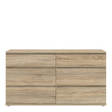 Furniture To Go Nova 6 Drawer Chest (3+3) in Oak (70971252AKAK)