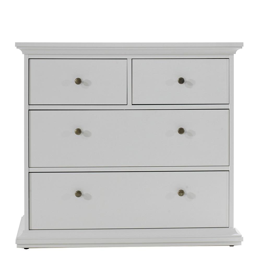 Furniture To Go Paris 4-Drawer Chest in White (701767164949)