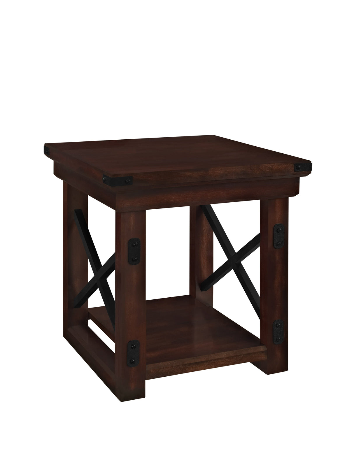 Dorel Home Wildwood Range End Table in Espresso