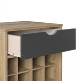 Novogratz Concord Natural Wine Rack Cabinet (8374348COMNUK)