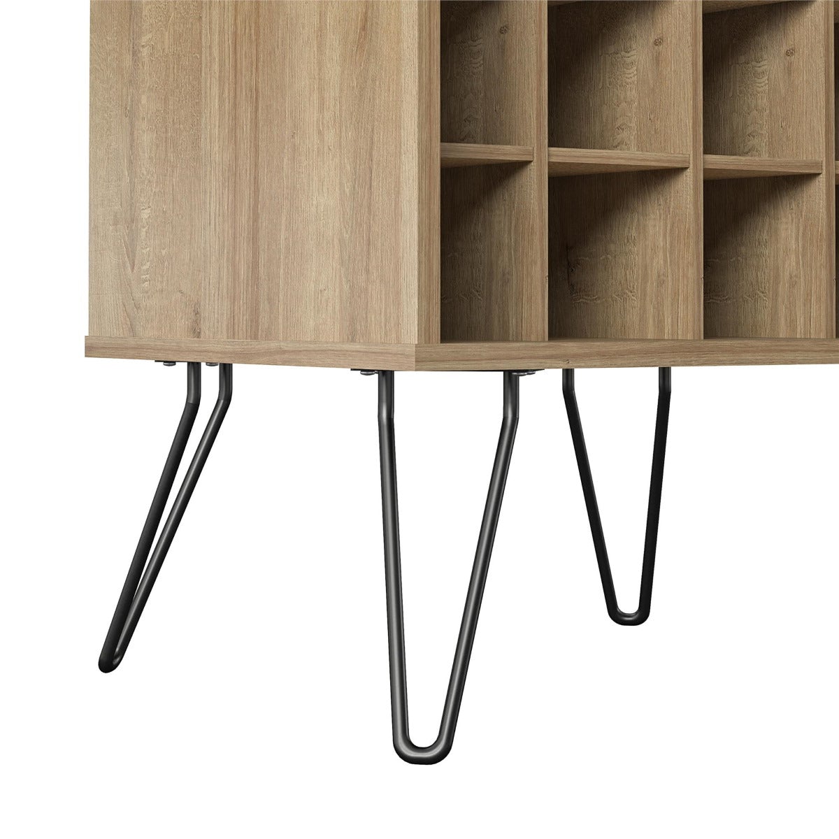 Novogratz Concord Natural Wine Rack Cabinet (8374348COMNUK)