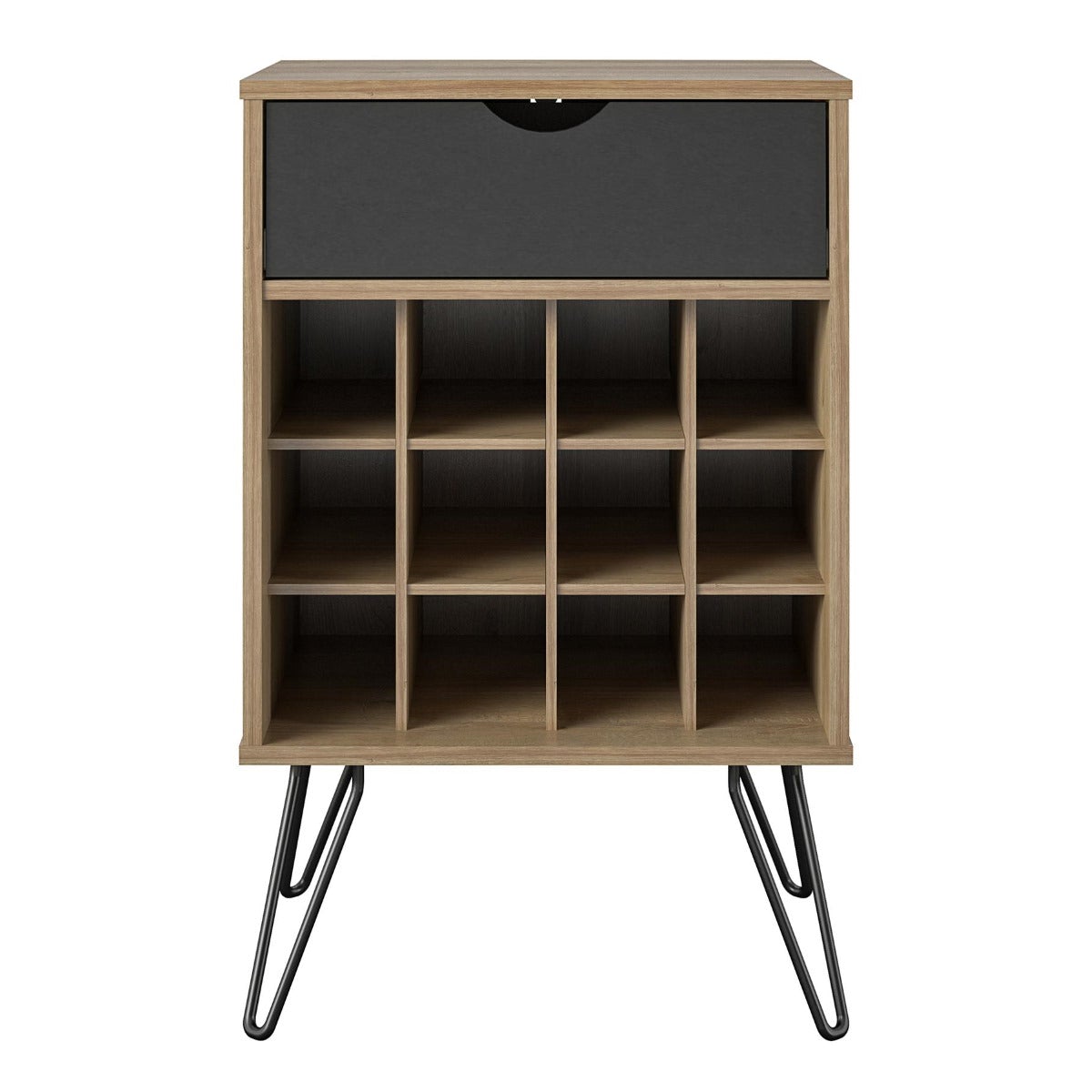 Novogratz Concord Natural Wine Rack Cabinet (8374348COMNUK)