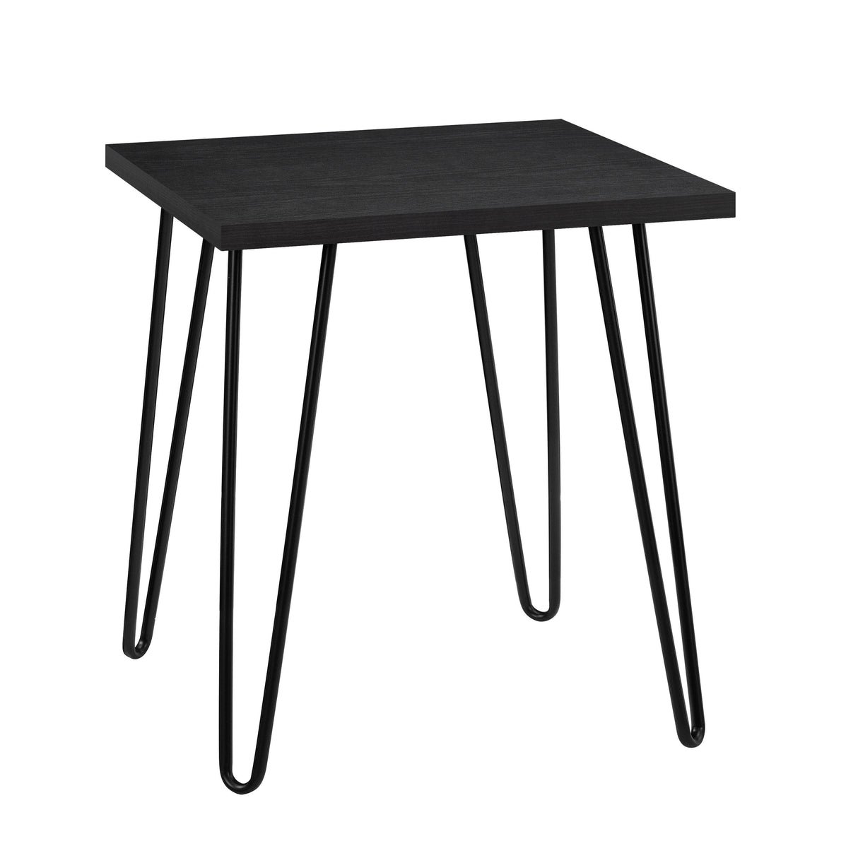 Dorel Home Owen Range Retro End Table in Black Oak