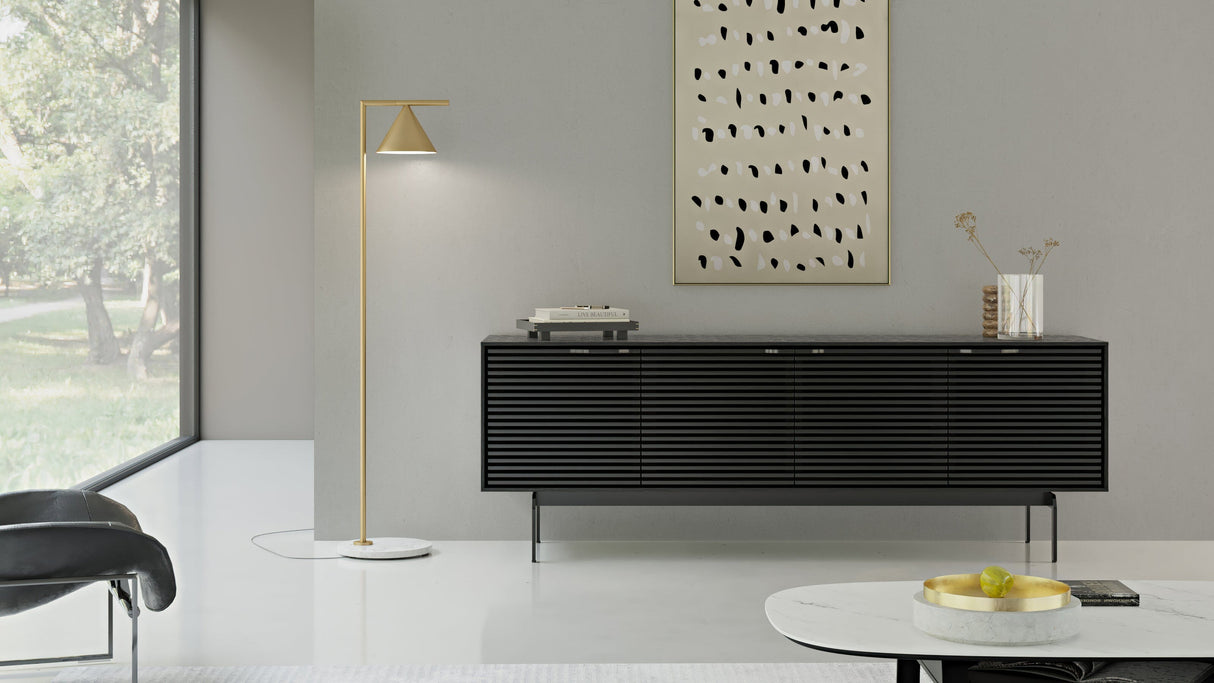 BDI Align 7479 Ebonised Ash TV Cabinet