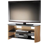 Alphason Finewoods Light Oak TV / Hifi Stand - FW1100-LO/B