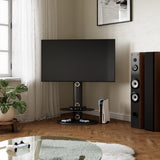 Alphason Argon Black Cantilever TV Stand (ADAR725BLK)