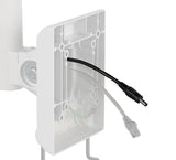 BT7594 - Pre-installed power (DC Jack Cable) & cat 6 flat cable (LAN cable) inside the arm
