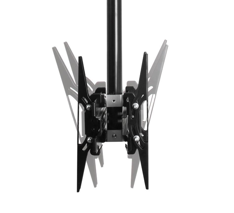 B-Tech BT8428 - Back To Back TV Ceiling Mount with Tilt
