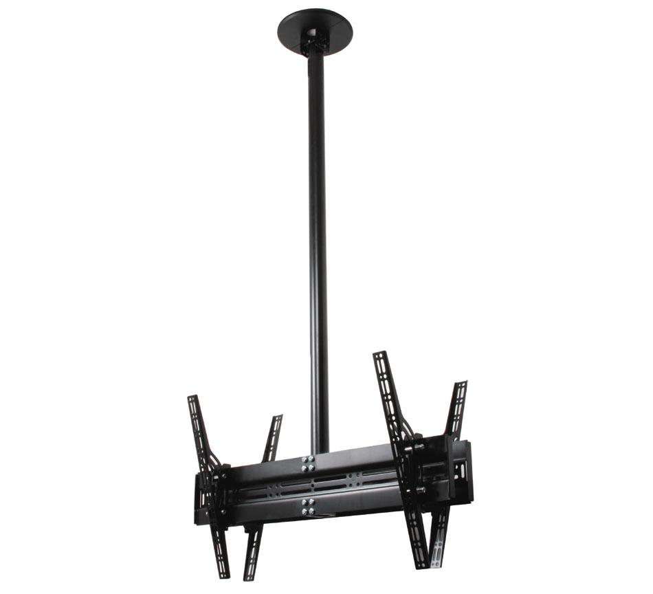 B-Tech BT8428 - Back To Back TV Ceiling Mount with Tilt