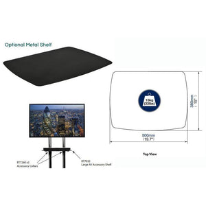 B-Tech BT8504 - Flat Panel Display LED / LCD TV Plasma Mobile Trolley Stand