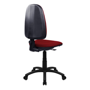 Nautilus Designs Java 100 Medium Back Operator Chair - Single Lever - Wine