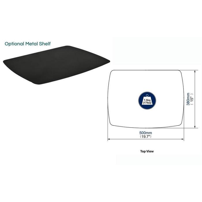 B-Tech BT2MFCLF40-65 Floor to Ceiling TV Bracket with 2m Pole