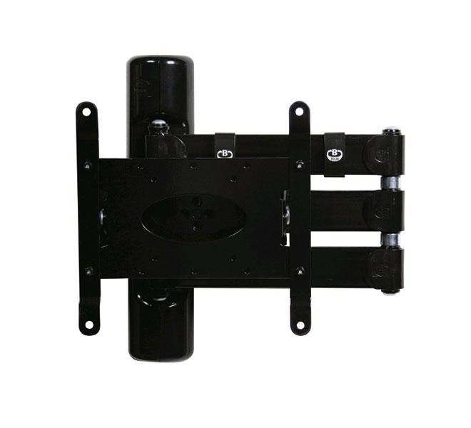 B-Tech BT7515 - Black TV wall bracket double arm for TVs up to 42inch