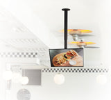 B-Tech BT8420 Black Telescopic TV Ceiling Mount