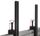 B-Tech BT8514 - Universal Twin Screen Video Conferencing Trolley