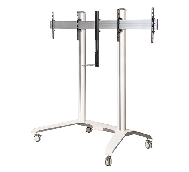 B-Tech BT8516 - Universal Twin Screen Video Conferencing Trolley