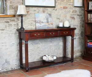 Baumhaus La Roque Mahogany Console Table (IMR02C)
