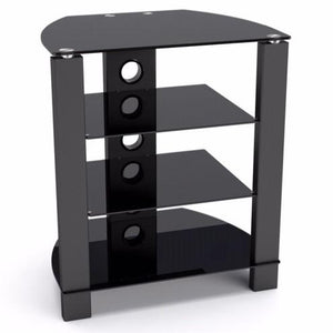 Black Glass TV Stands