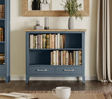 Baumhaus Signature Blue Low Bookcase (CFR01A)