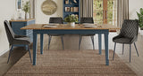 Baumhaus Signature Blue Extending Dining Table (CFR04A)